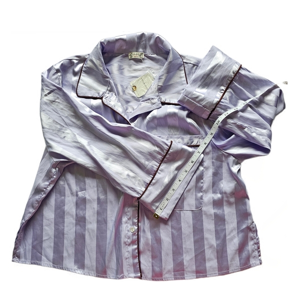 Free People Solid Pillow Talk PJ Top / Violet Frost Women's Size Medium NEW - Picture 11 of 15